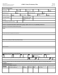 Form PPS3051 (Child&#039;s Name) Permanency Plan - Kansas