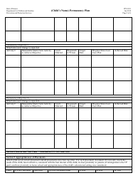 Form PPS3051 (Child&#039;s Name) Permanency Plan - Kansas, Page 2