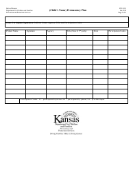 Form PPS3051 (Child&#039;s Name) Permanency Plan - Kansas, Page 5