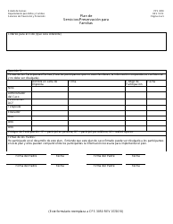 Formulario PPS3050 Plan De Servicios/Preservacion Para Familias - Kansas (Spanish), Page 4