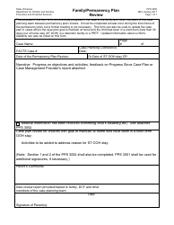 Form PPS3055 Family/Permanency Plan Review - Kansas
