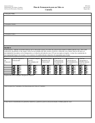 Formulario PPS3051 Plan De Permanencia Para Un Nino En Custodia - Kansas (Spanish), Page 4