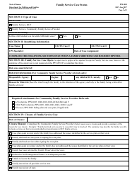 Form PPS4005 Family Service Case Status - Kansas