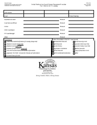 Form PPS5110 Initial Referral to out of Home Placement Provider for Child in Dcf Custody - Kansas, Page 4