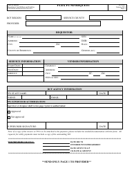 Document preview: Form PPS4007 Flex Fund Request - Kansas