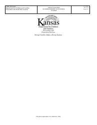 Form PPS5000A Family Preservation Acknowledgment of Referral/Change - Kansas, Page 2