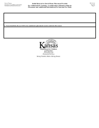 Form PPS5110A initial Referral to out of Home Placement Provider for Child in Dcf Custody - Consideration of Relative Placement (For Internal Use Only) - Kansas, Page 2