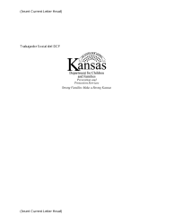 Formulario PPS5125 Relative Notice Letter - Kansas (Spanish), Page 2