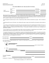Document preview: Formulario PPS5135 Reconocimiento De Obligacion Paternal - Kansas (Spanish)