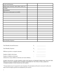 Form PPS5318A Adoptive Family Budget - Kansas, Page 2