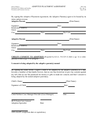 Form PPS5343 Adoptive Placement Agreement - Kansas, Page 3