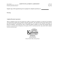 Form PPS5343 Adoptive Placement Agreement - Kansas, Page 4