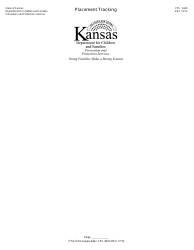 Form PPS5440 Placement Tracking for Title IV-E Eligible Youth - Kansas, Page 3