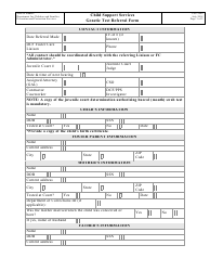 Document preview: Form PPS5480 Genetic Test Referral Form - Child Support Services - Kansas