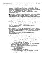 Instructions for Form PPS6115 Eligibility for Adoption Assistance - Kansas, Page 2