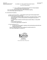 Instructions for Form PPS6115 Eligibility for Adoption Assistance - Kansas, Page 3