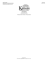 Form PPS6120 Application for Adoption Assistance Private Agency Placements - Kansas, Page 4