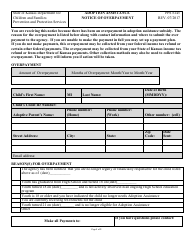 Document preview: Form PPS6145 Adoption Assistance Notice of Overpayment - Kansas