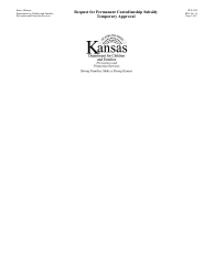 Form PPS6150 Request for Permanent Custodianship Subsidy Temporary Approval - Kansas, Page 2