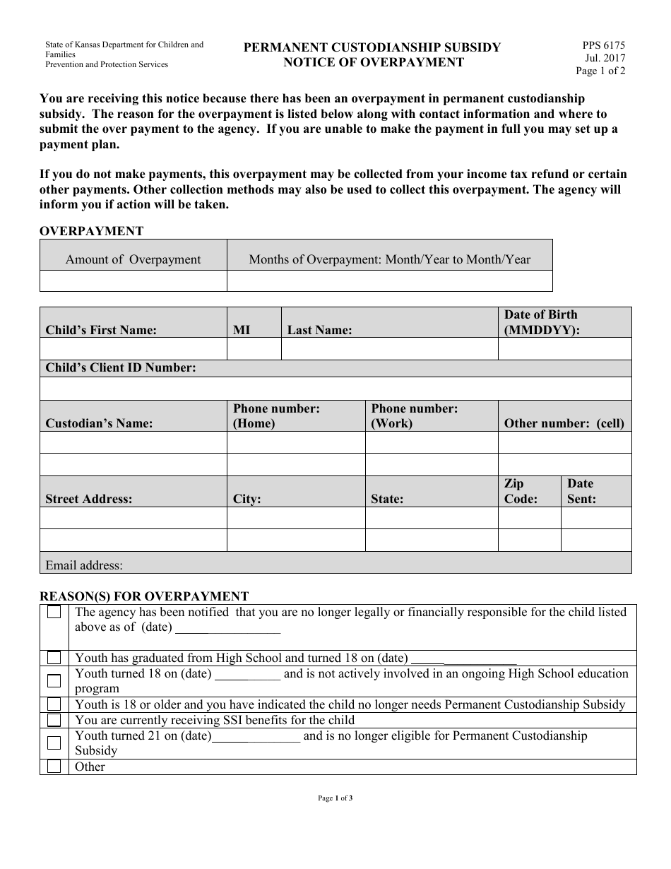 Form Pps Fill Out Sign Online And Download Printable Pdf Kansas Templateroller