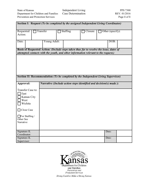 Form PPS7300  Printable Pdf