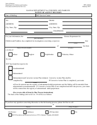 Form PPS10300 Notice of Agency Decision - Kansas