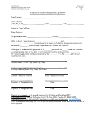 Document preview: Appendix 6E Adoption Assistance Repayment Agreement - Kansas