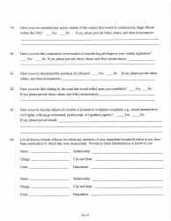 Judicial and Gubernatorial Background Information Form - Kansas, Page 22