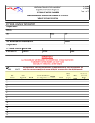 Form TC95-38 Vehicle Additions or Deletions Subject to Kentucky Weight Distance (Kyu) Tax - Kentucky, Page 2