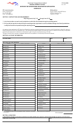 Document preview: Form TC95-303B Schedule B Kentucky Irp Apportioned Registration Application - Kentucky