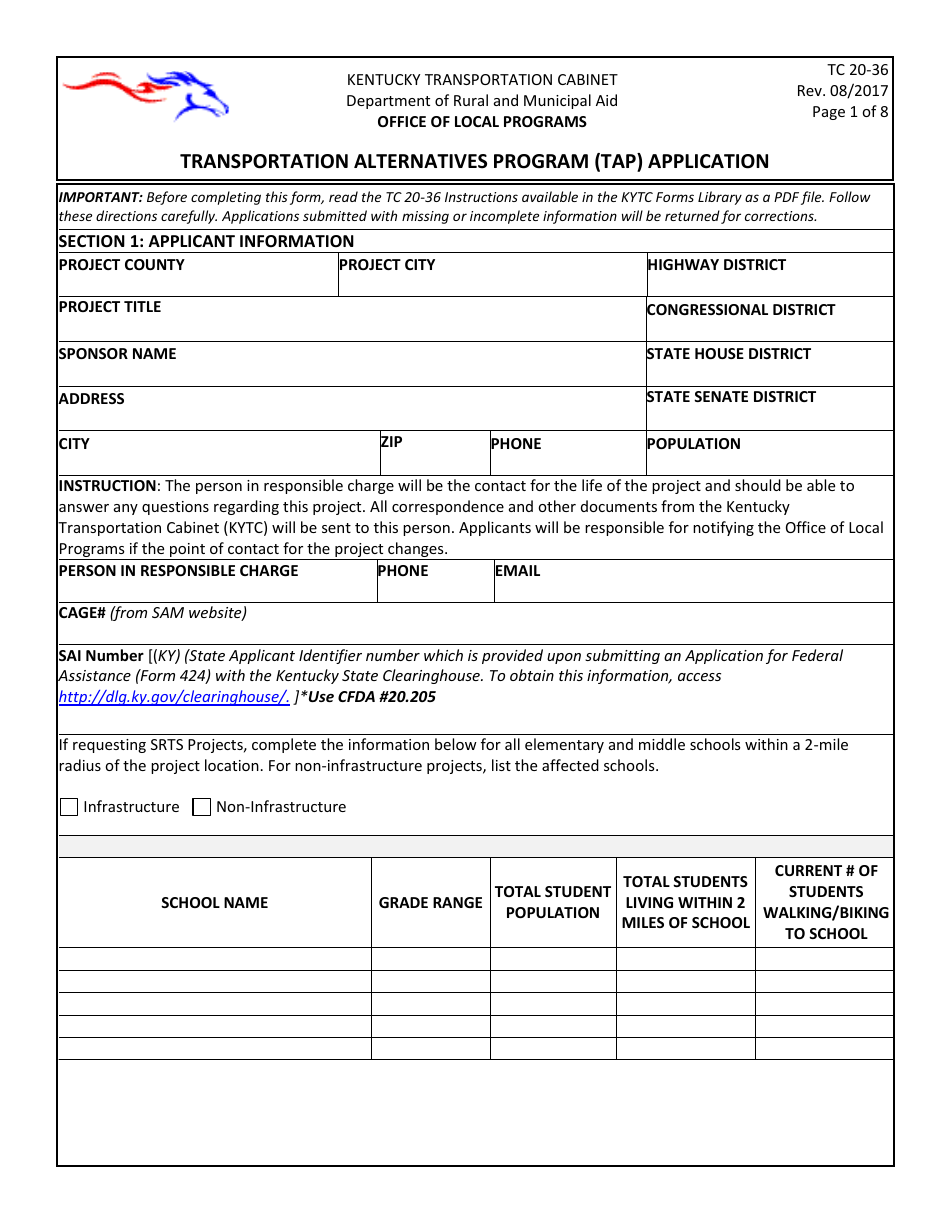 when to fill out tap form college confidential