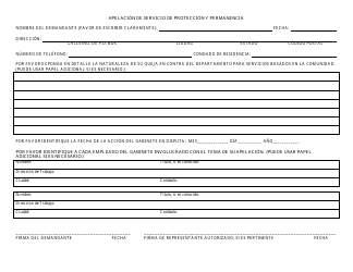 Formulario DPP-154 Apelacion De Servicio De Proteccion Y Permanencia - Kentucky (Spanish), Page 2