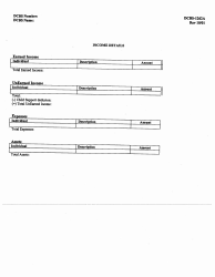 Form DCBS-1262A Title IV-E Eligibility Financial Budget - Kentucky, Page 2