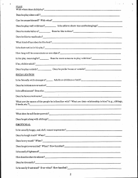 Form DSS-893 Daily Routine for a School-Age Child - Kentucky, Page 2