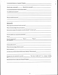 Form DSS-893 Daily Routine for a School-Age Child - Kentucky, Page 4