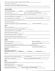 Form DSS-892 Daily Routine for a Preschool Child (0-5 Years of Age) - Kentucky, Page 2
