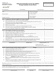 Form 73A902 Utility Gross Receipts License Tax (Ugrlt) Energy Exemption Annual Return - Kentucky