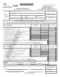 Form 720X (41A720-S1) Amended Kentucky Corporation Income Tax and Corporation License Tax Return - Kentucky