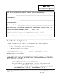 Form DEP7120 Initial Notification/Compliance Certification - Kentucky, Page 2