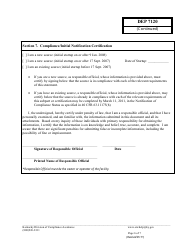 Form DEP7120 Initial Notification/Compliance Certification - Kentucky, Page 6