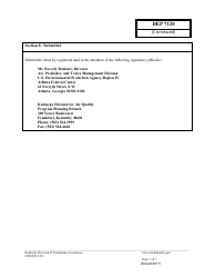 Form DEP7120 Initial Notification/Compliance Certification - Kentucky, Page 7
