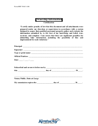 Form DEP7094J Applicant Disclosure Statement for a Special Waste Facility - Kentucky, Page 9