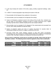 Form DEP7097C Closure Report for Petroleum Releases and Exempt Petroleum Tank Systems - Kentucky, Page 11