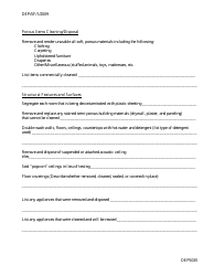 Form DEP5035 Contractor&#039;s Certificate of Decontamination for Inhabitable Properties - Kentucky, Page 4