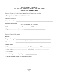 Form DEP5037 Application for Voluntary Environmental Remediation Tax Incentive - Kentucky, Page 4