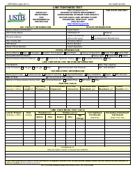 Form DEP4064 &quot;Line Tightness Test&quot; - Kentucky