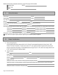 Form DW-1 Construction Application for Drinking Water Distribution - Kentucky, Page 2