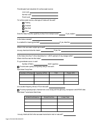 Form DW-2 Construction Application for Drinking Water Treatment - Kentucky, Page 3
