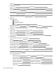 Form DW-2 Construction Application for Drinking Water Treatment - Kentucky, Page 4
