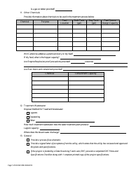 Form DW-2 Construction Application for Drinking Water Treatment - Kentucky, Page 7